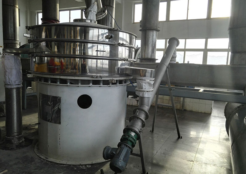 白砂糖不銹鋼振動篩使用現場